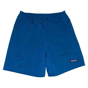 Patagonia Men’s Swim Trunks Blue Size Small Lined Drawstring Shorts